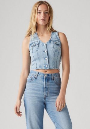 Levi's® Jeansweste BELLA DENIM CORSET