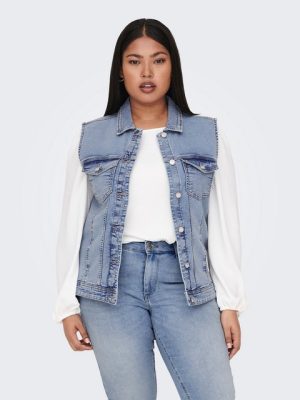 ONLY CARMAKOMA Jeansweste CARWESPA WEST DNM PIM619 NOOS